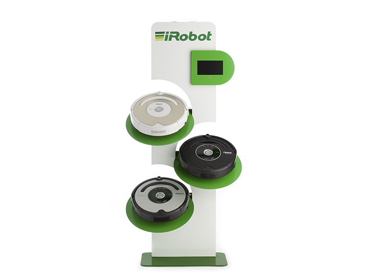 Expositor iRobot LCD